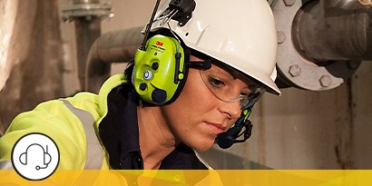3m advanced hearing protection can help prevent hearing loss at work 
