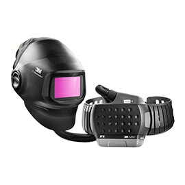 Adflo™ 전동식 호흡보호구(PAPR)를 갖춘 Speedglas™ G5-01 자동차광 용접면 이미지